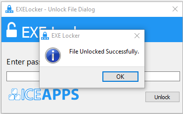 Unlock Window Screenshot