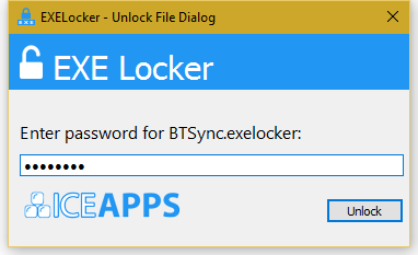 Unlock Window Screenshot